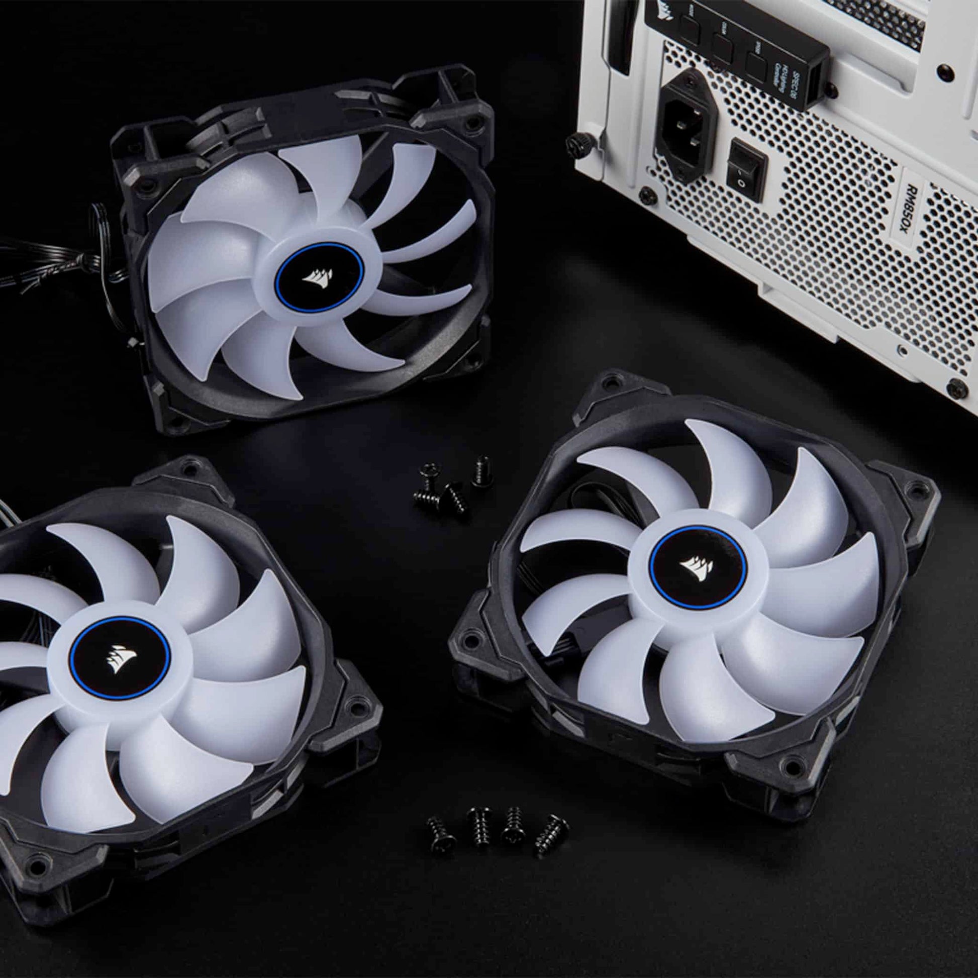 Corsair Air Series AF120 Blue LED 120mm Fan – 3 Pack