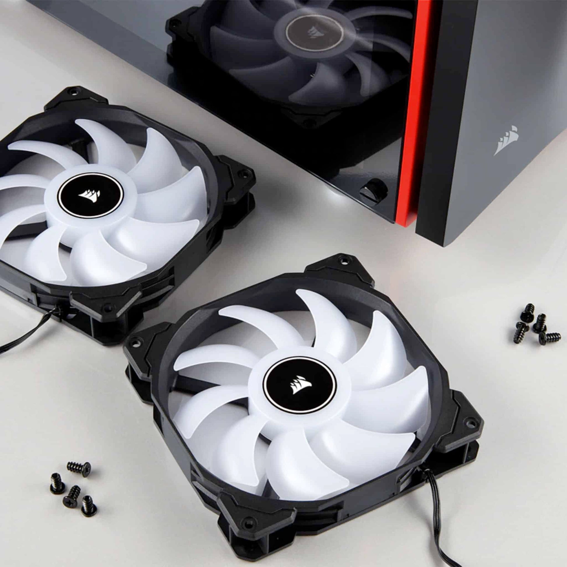 Corsair Air Series AF140 White LED 140mm Fan – 2 Pack