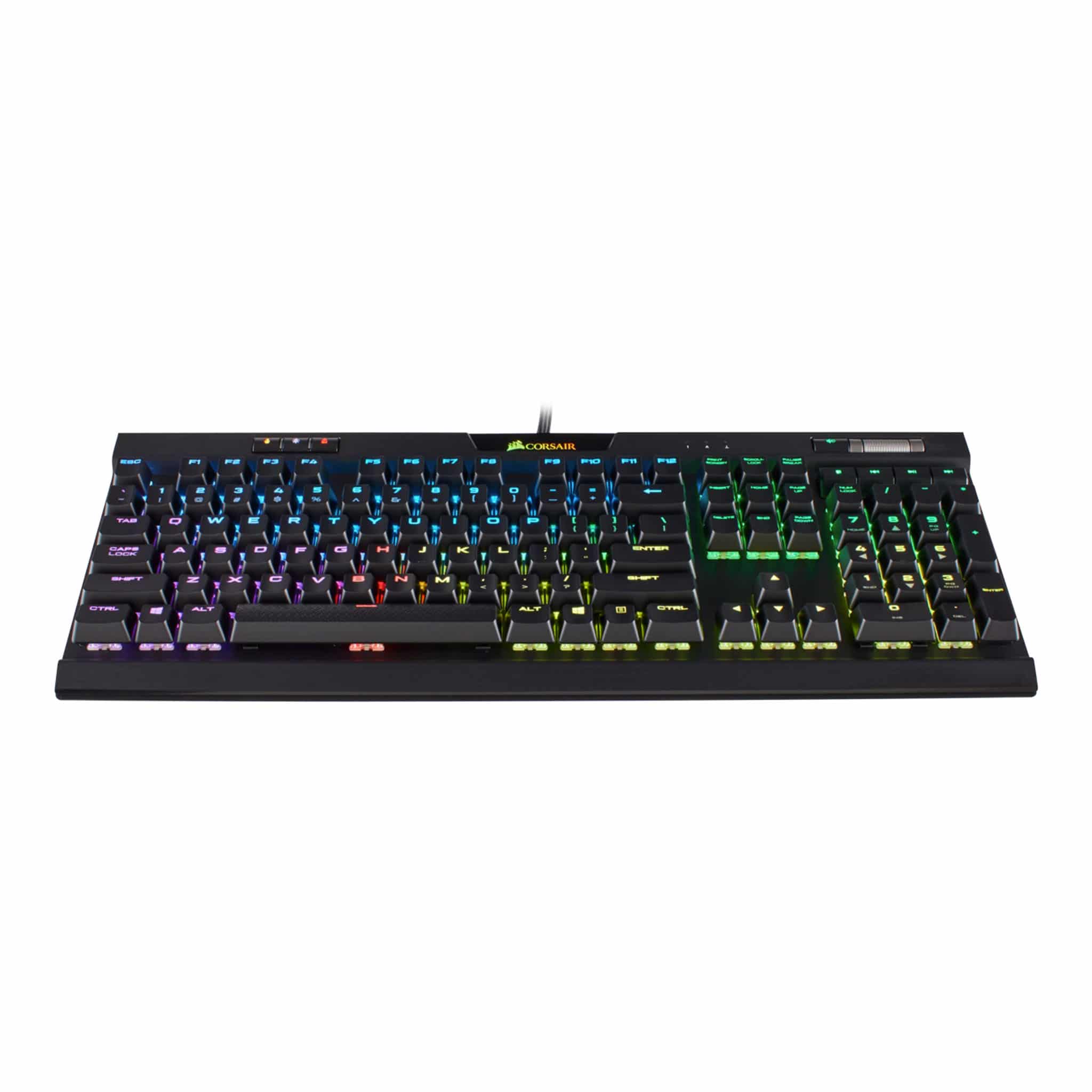 Corsair K70 RGB MK.2 Black Mechanical Gaming Keyboard - Cherry MX Red