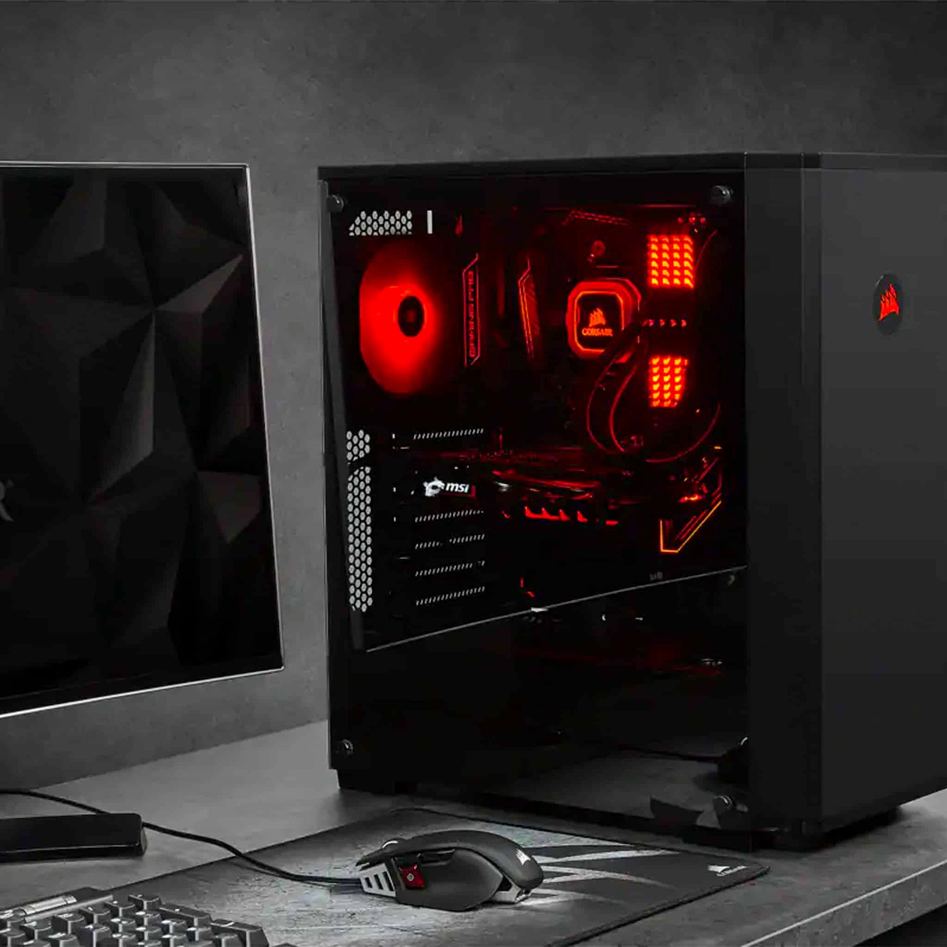 Corsair Carbide Series 175R Black RGB Tempered Glass Mid-Tower Quiet ATX Gaming Case