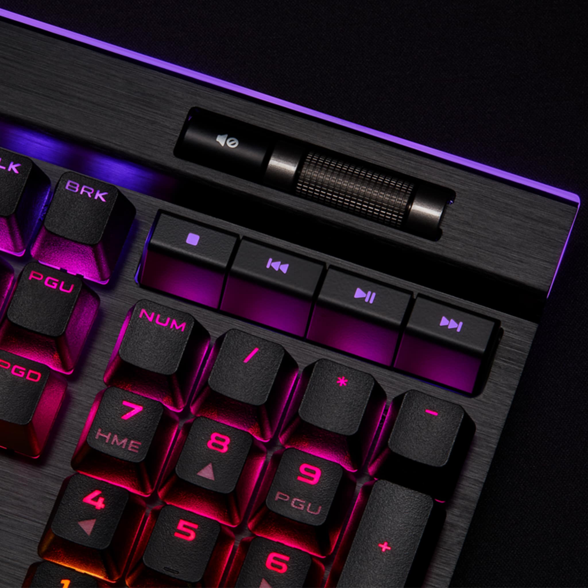 Corsair K95 RGB PLATINUM XT Black Mechanical Gaming Keyboard - Cherry MX Brown
