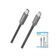 8ware 1.5M USB-C to Lightning Cable Flexible Nylon and Aluminium Apple iPhone iPad Retail Pack