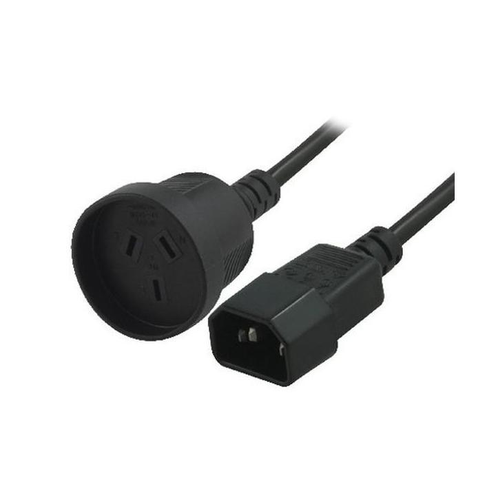 8Ware 15cm 3-Pin AU to IEC C14 Power Extension Cable