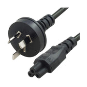 8ware 1m 3-Pin AU to ICE C5 Power Cable 7.5A Black