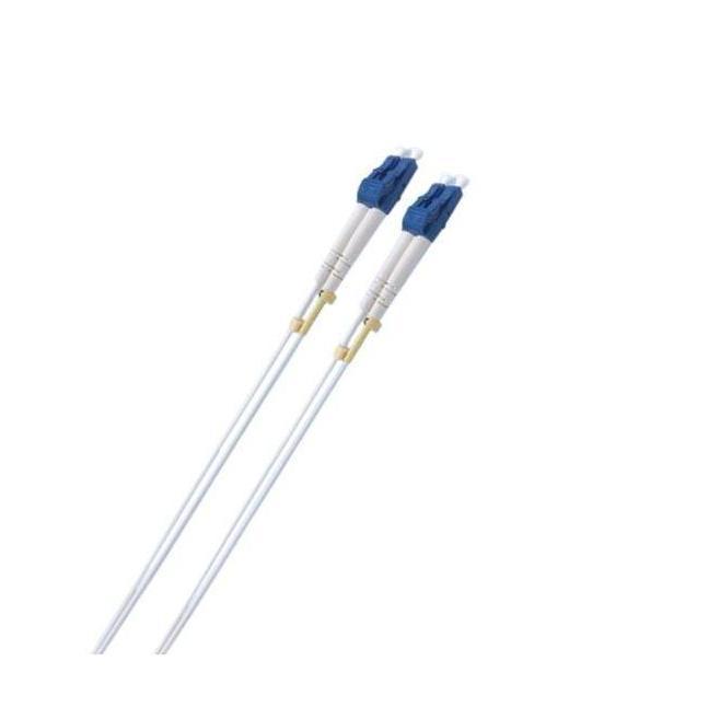 8ware 2m LC-LC OS2 Single Mode Duplex LSZH Armoured Fiber Cable White