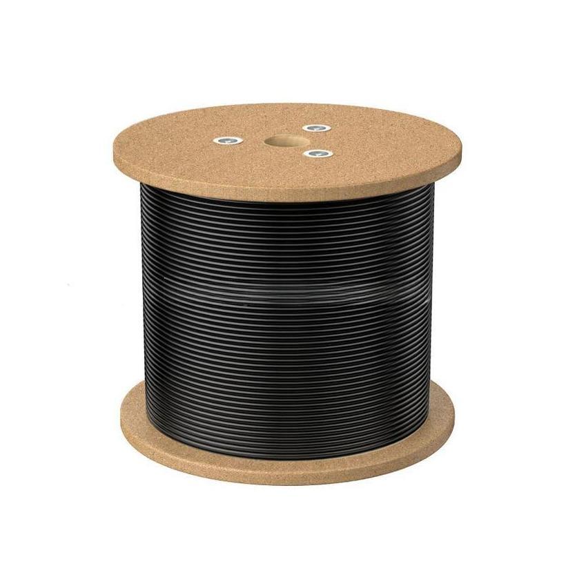 8Ware 305m CAT6A UTP Ethernet Cable 23AWG Black HDPE Jacket
