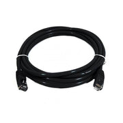 8Ware CAT6 0.25m Black RJ45 Ethernet Patch Cord 26AWG