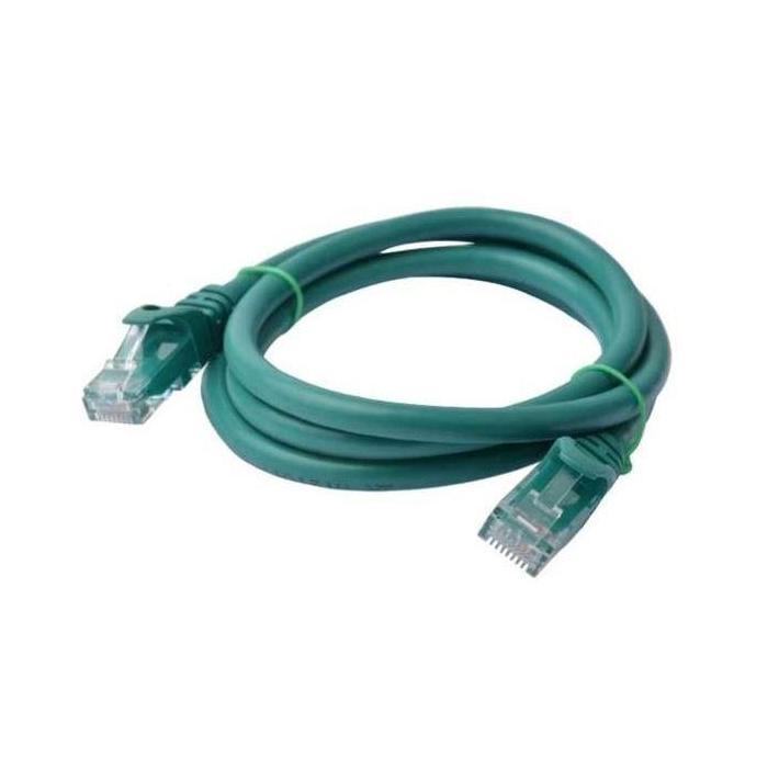 8ware CAT6 0.25m Green RJ45 Ethernet Patch Cord 26AWG