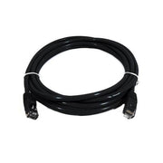 8Ware CAT6 0.5m Black RJ45 Ethernet Patch Cord 26AWG