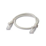 8Ware CAT6 0.5m Grey RJ45 Ethernet Patch Cord 26AWG