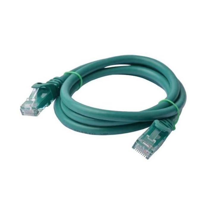 8ware CAT6 1m Green RJ45 Ethernet Patch Cord 26AWG