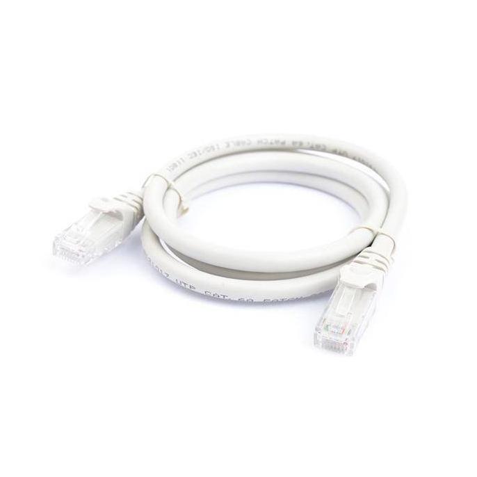 8Ware CAT6 1m Grey RJ45 Ethernet Patch Cord 26AWG
