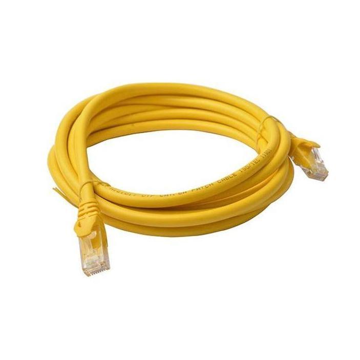 8ware CAT6 3m Yellow RJ45 Ethernet Patch Cord 26AWG