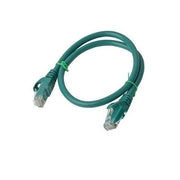 8Ware CAT6A 0.25M Green RJ45 Ethernet Patch Cord Snagless