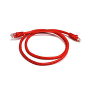 8Ware CAT6A 0.25M Red RJ45 Ethernet Patch Cord Snagless