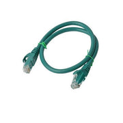 8Ware CAT6A 0.5M Green RJ45 Ethernet Patch Cord Snagless