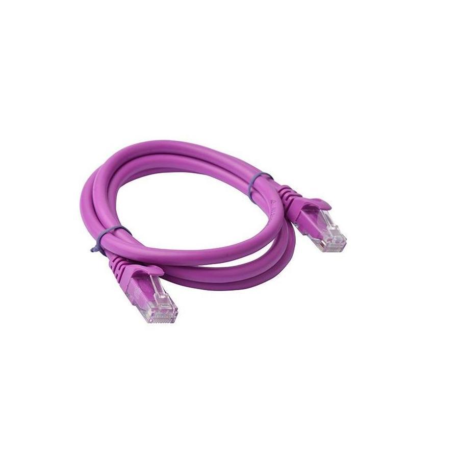 8Ware CAT6A 1M Purple RJ45 Ethernet Patch Cord Snagless