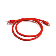 8Ware CAT6A 1M Red RJ45 Ethernet Patch Cord Snagless