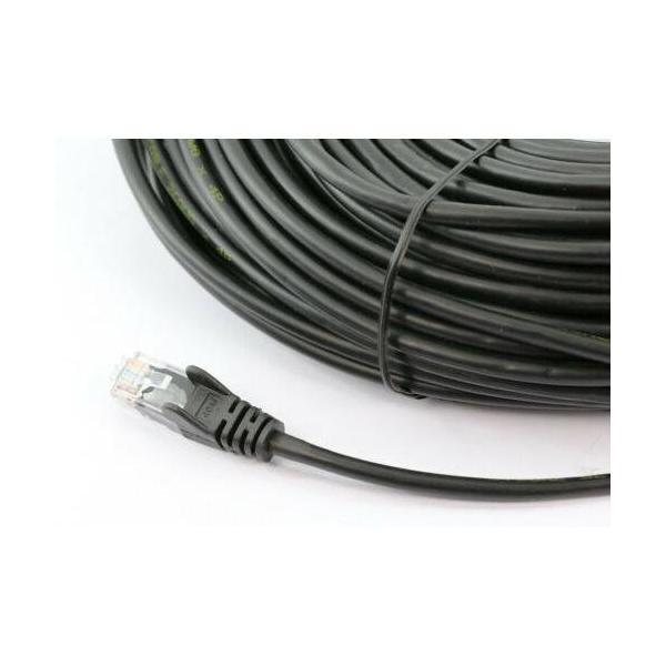 8Ware CAT6A 20m Black RJ45 Ethernet Patch Cord Snagless