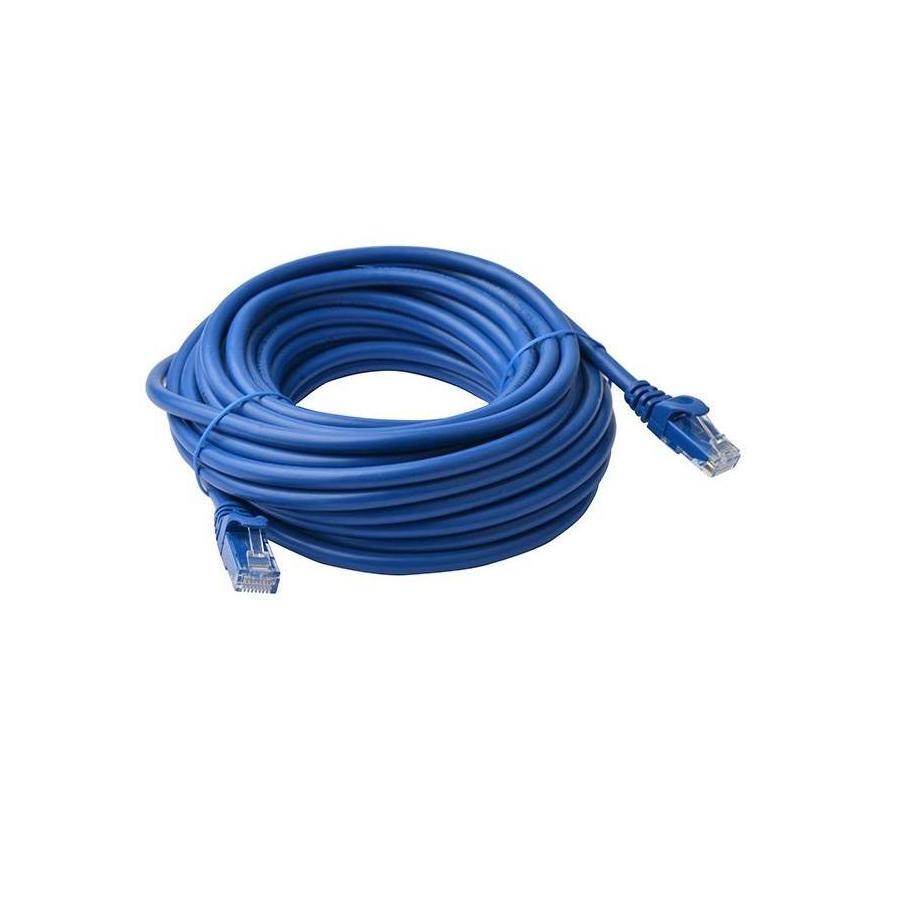 8Ware CAT6A 20m Blue RJ45 Ethernet Patch Cord Snagless