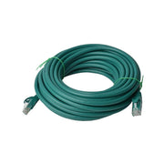 8Ware CAT6A 20M Green RJ45 Ethernet Patch Cord Snagless