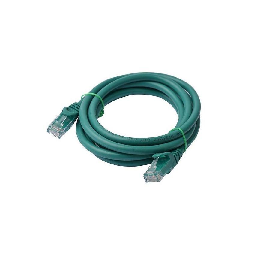 8Ware CAT6A 2M Green RJ45 Ethernet Patch Cord Snagless