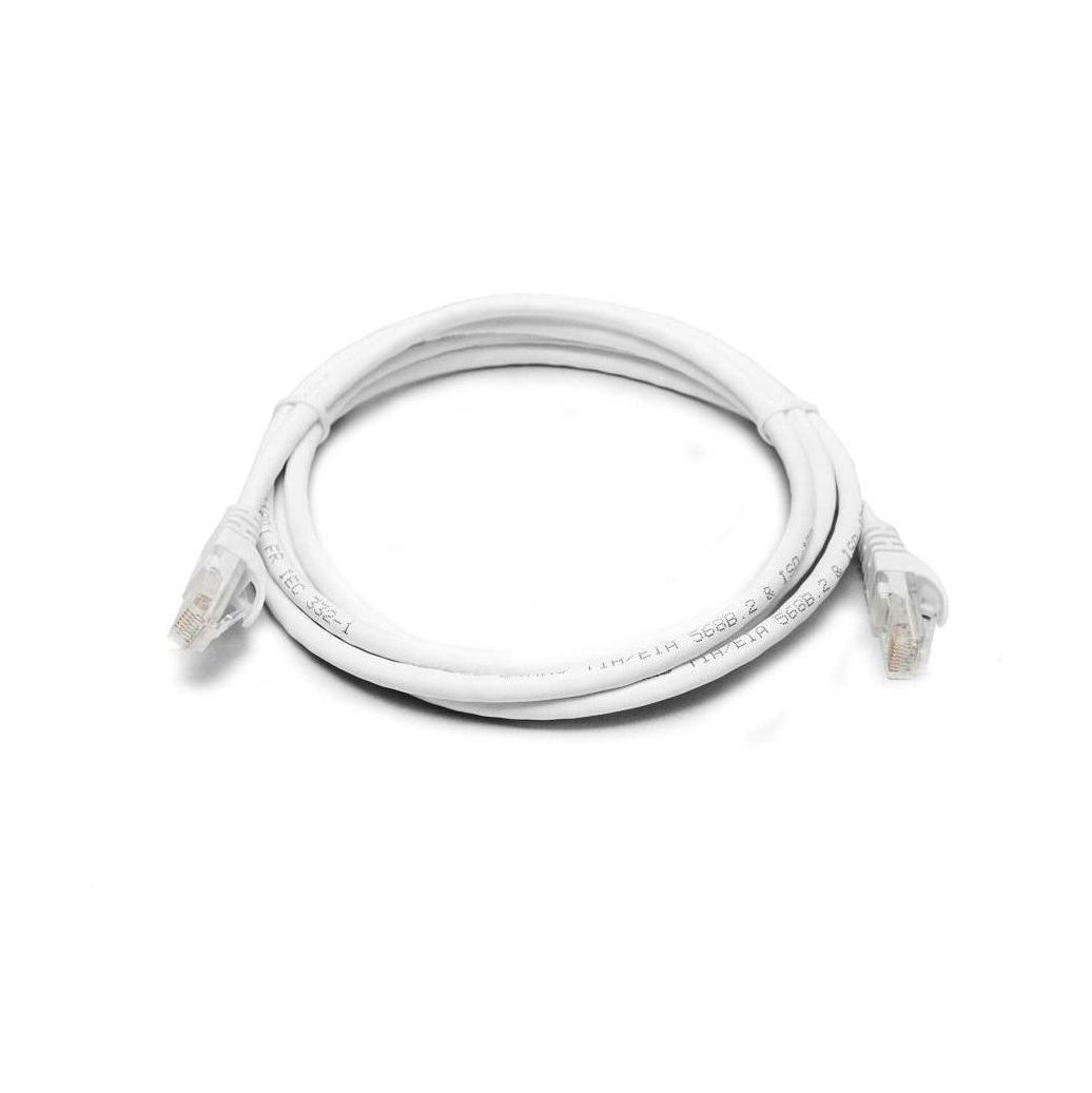 8Ware CAT6A 2M White RJ45 Ethernet Patch Cord Snagless