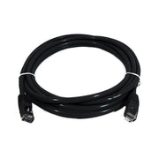 8Ware CAT6A 3M Black RJ45 Ethernet Patch Cord Snagless