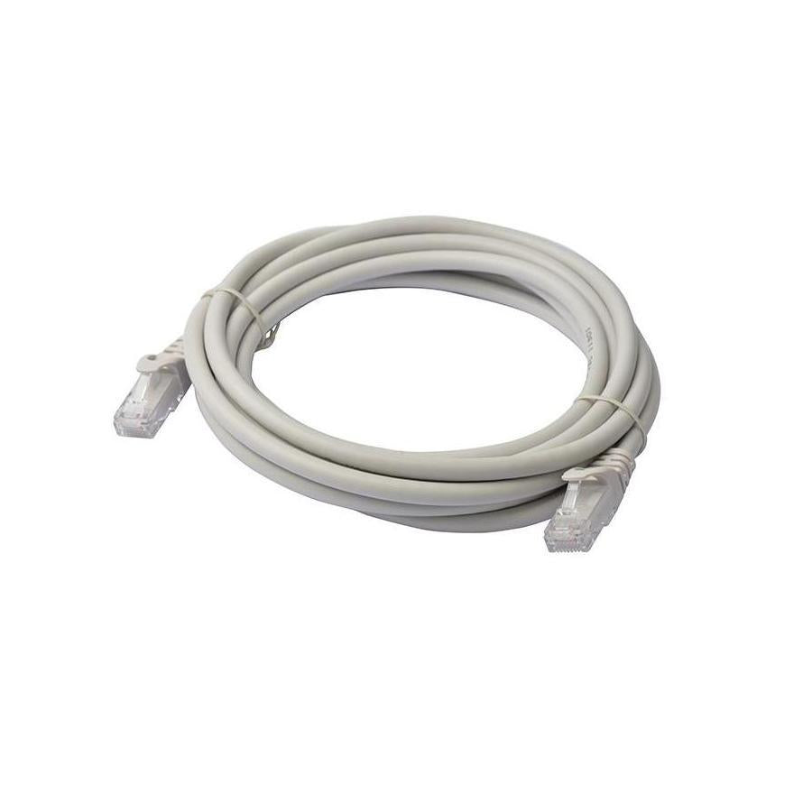 8Ware CAT6A 3M Grey RJ45 Ethernet Patch Cord Snagless
