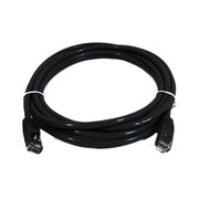 8Ware CAT6A 5M Black RJ45 Ethernet Patch Cord Snagless