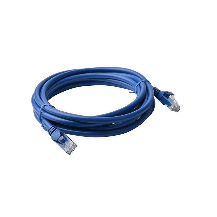8ware CAT6A 5M Blue RJ45 Ethernet Patch Cord Snagless