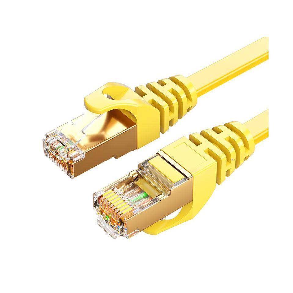 8Ware CAT7 10M Yellow RJ45 Ethernet Patch Cord Snagless
