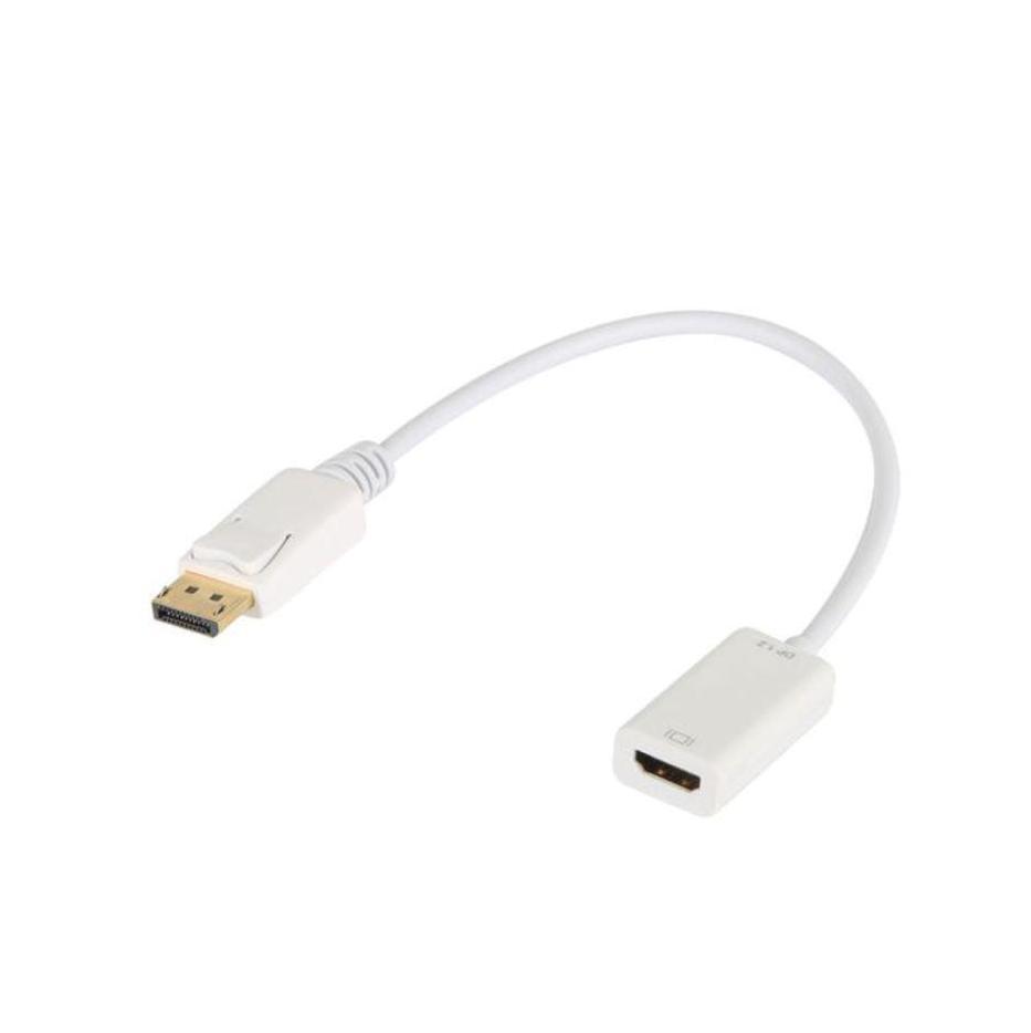 8ware DisplayPort DP to HDMI 20cm Male to Female Adapter Cable