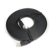 8Ware Flat HDMI Cable 5M V1.4 Gold Plated Male to Male 1080P Full HD High SpeedEthernet