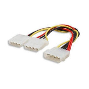 8ware Internal Power Molex Cable 20cm - 5.25" 4 pins Male to 2x 5.25" 4 pins ...