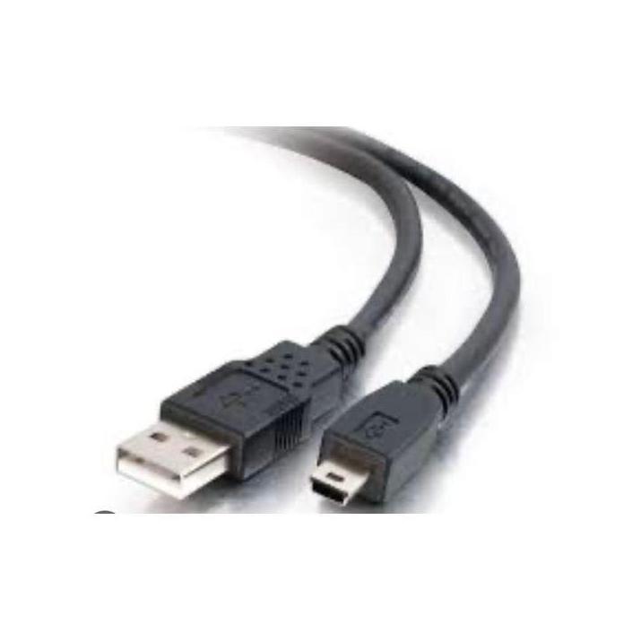8ware USB 2.0 A to Mini B Cable 1m Black Pack of 10