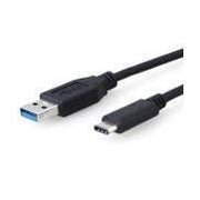 8Ware USB-C to USB 3.0 1m Type C to A Male to Male Cable Black