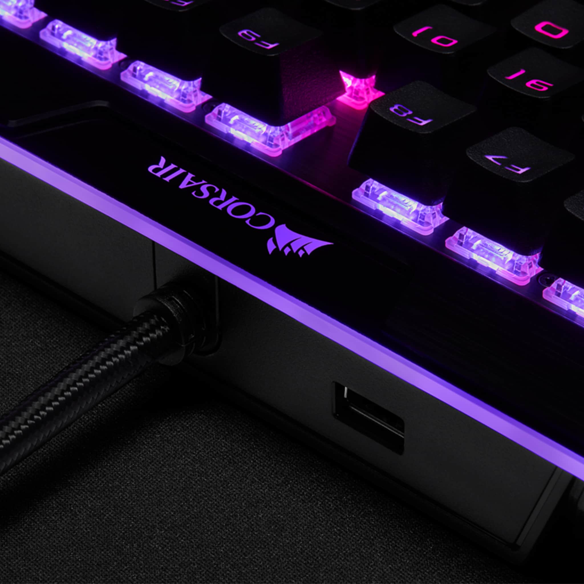 Corsair K95 RGB PLATINUM XT Black Mechanical Gaming Keyboard - Cherry MX Brown