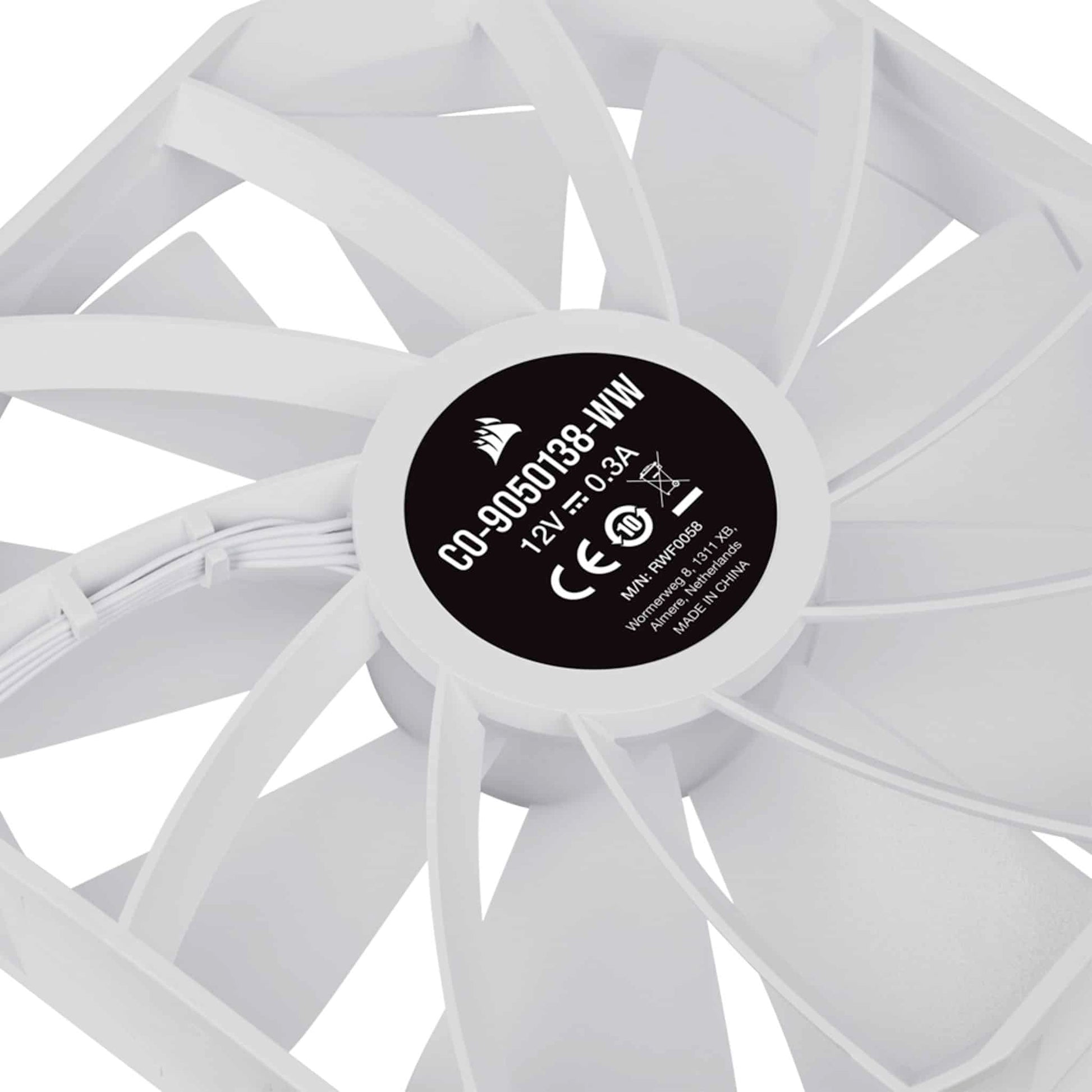 Corsair iCUE SP140 RGB ELITE 140mm White PWM Fan
