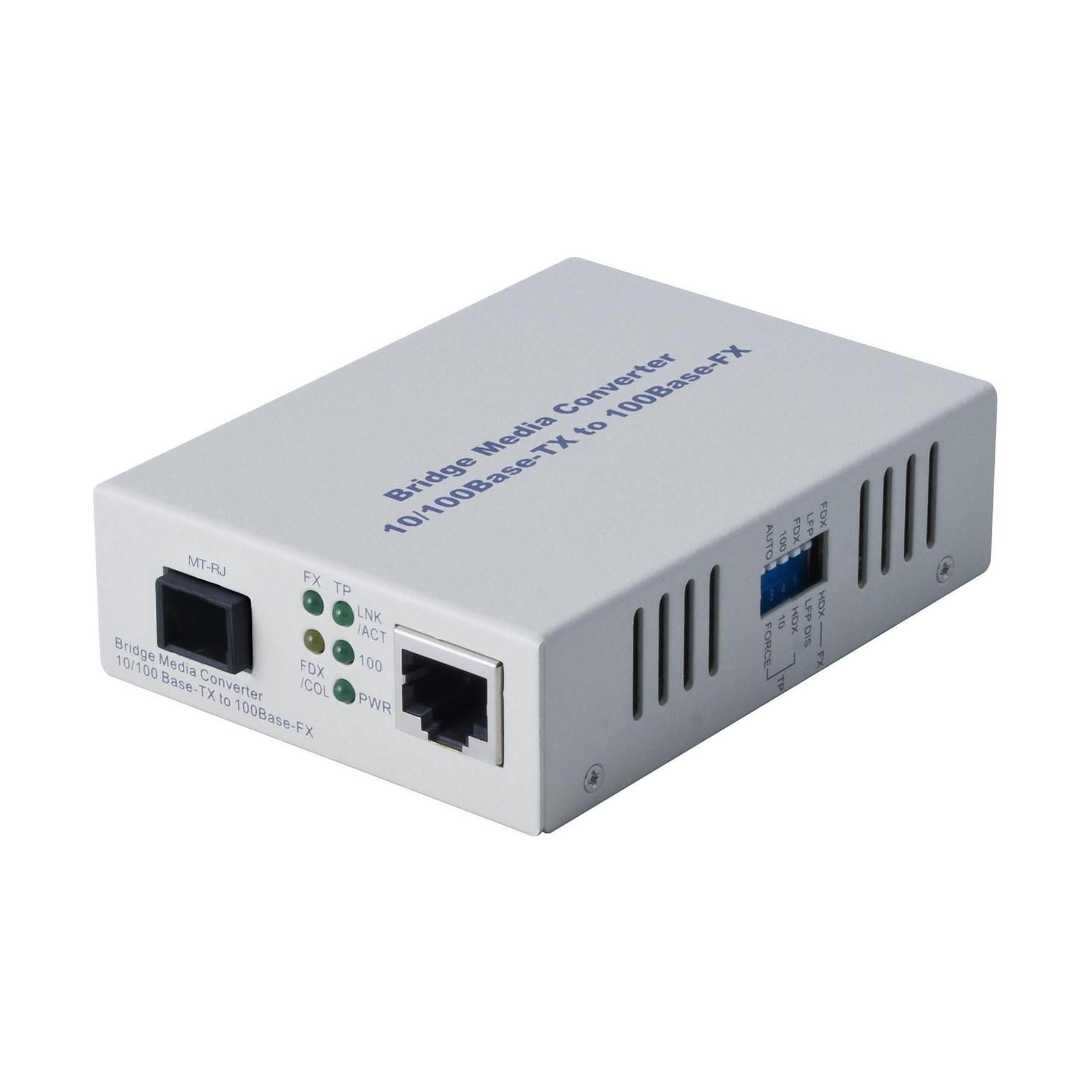 Alloy FCR200MT 10/100Base-TX to 100Base-FX MT Converter 2KM Multimode Fibre LFP