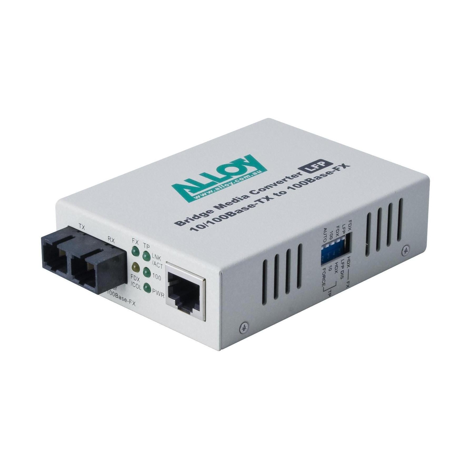 Alloy FCR200SC.40 10/100Base-TX to 100Base-FX SC Converter 40KM