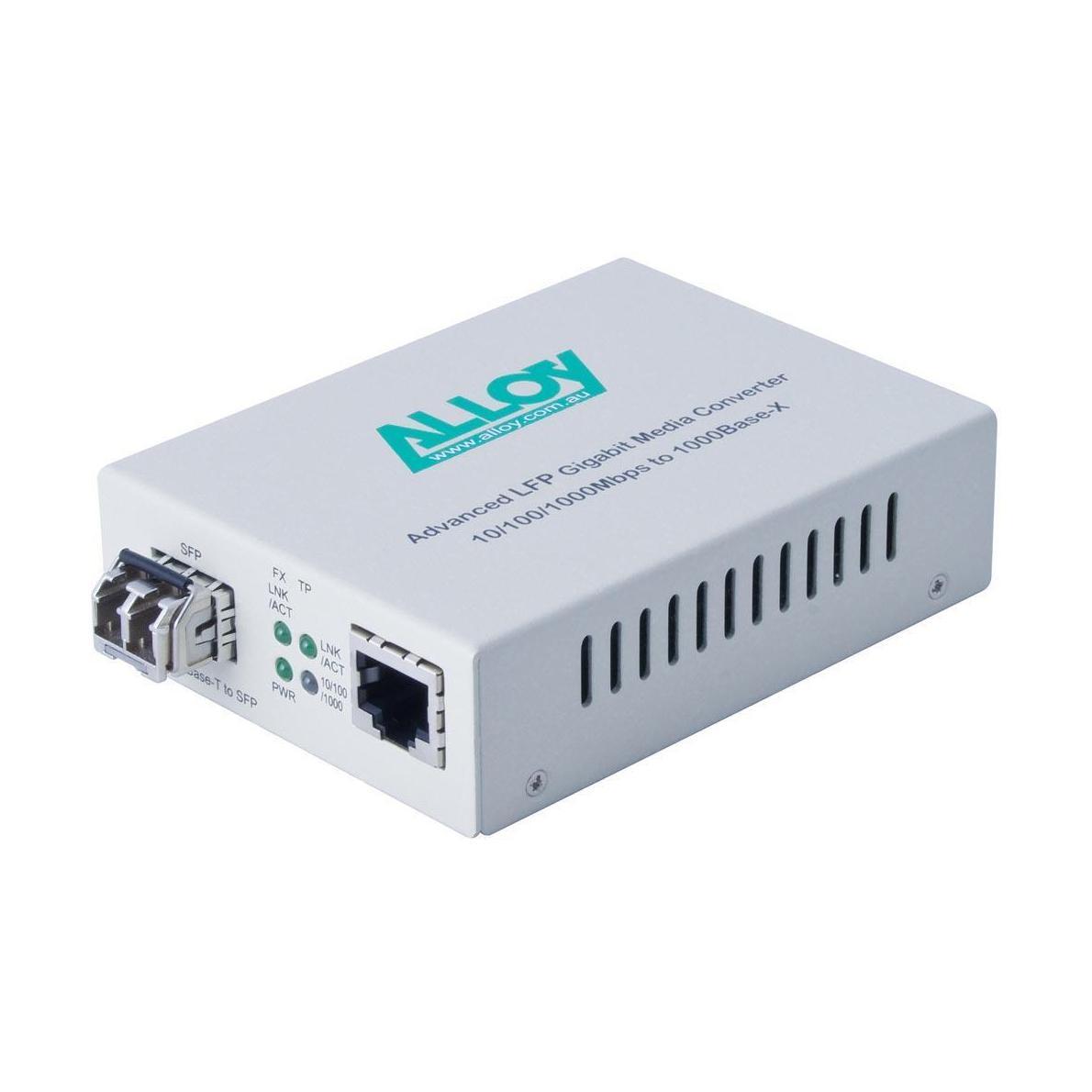 Alloy GCR2000SFP Gigabit Media Converter Standalone Rackmount
