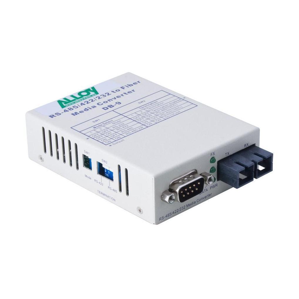Alloy SCR460SC-3 20KM RS-232/422/485 Serial DB-9 to Single Mode Fibre Converter