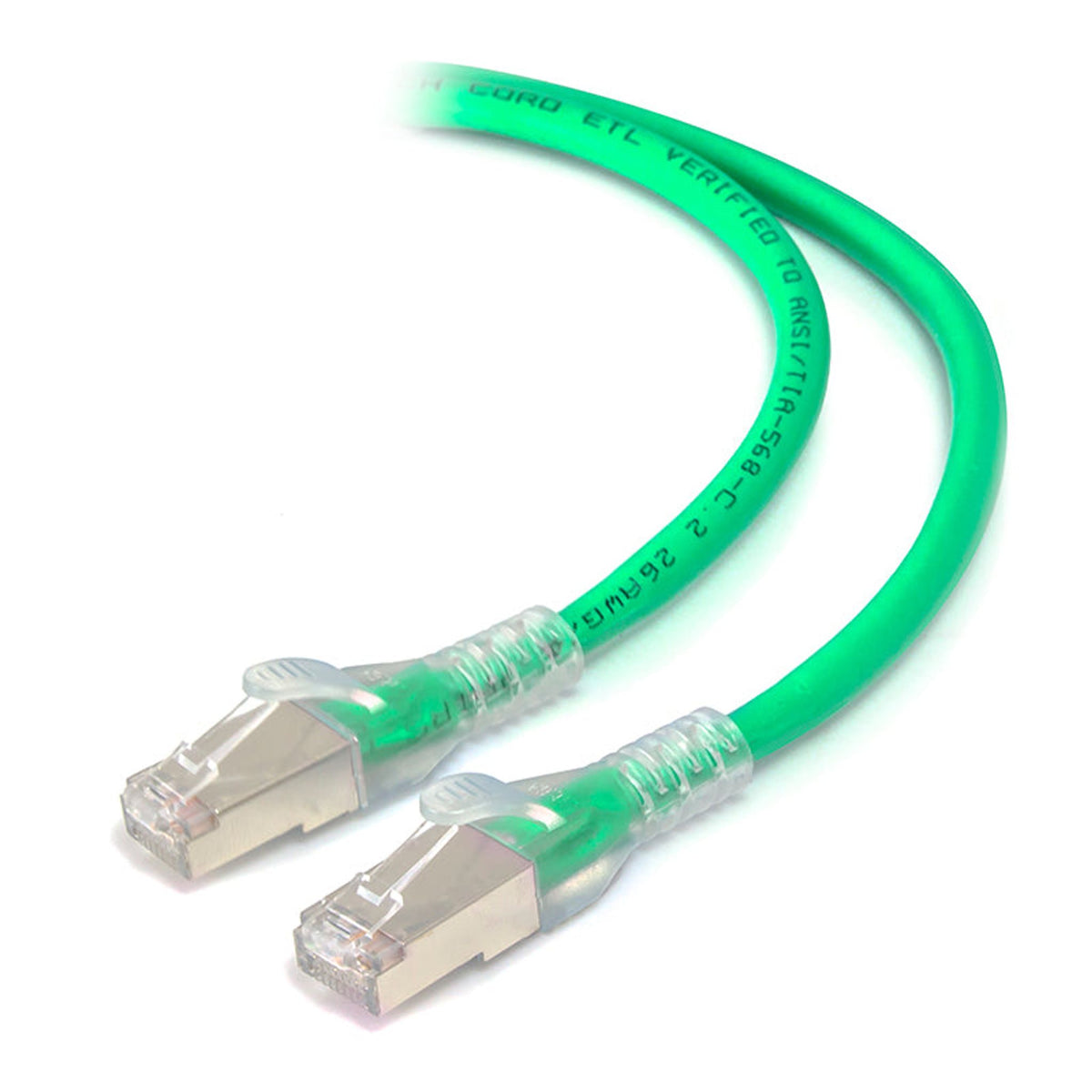 ALOGIC 0.5M Green 10G CAT6A LSZH Shielded Network Cable
