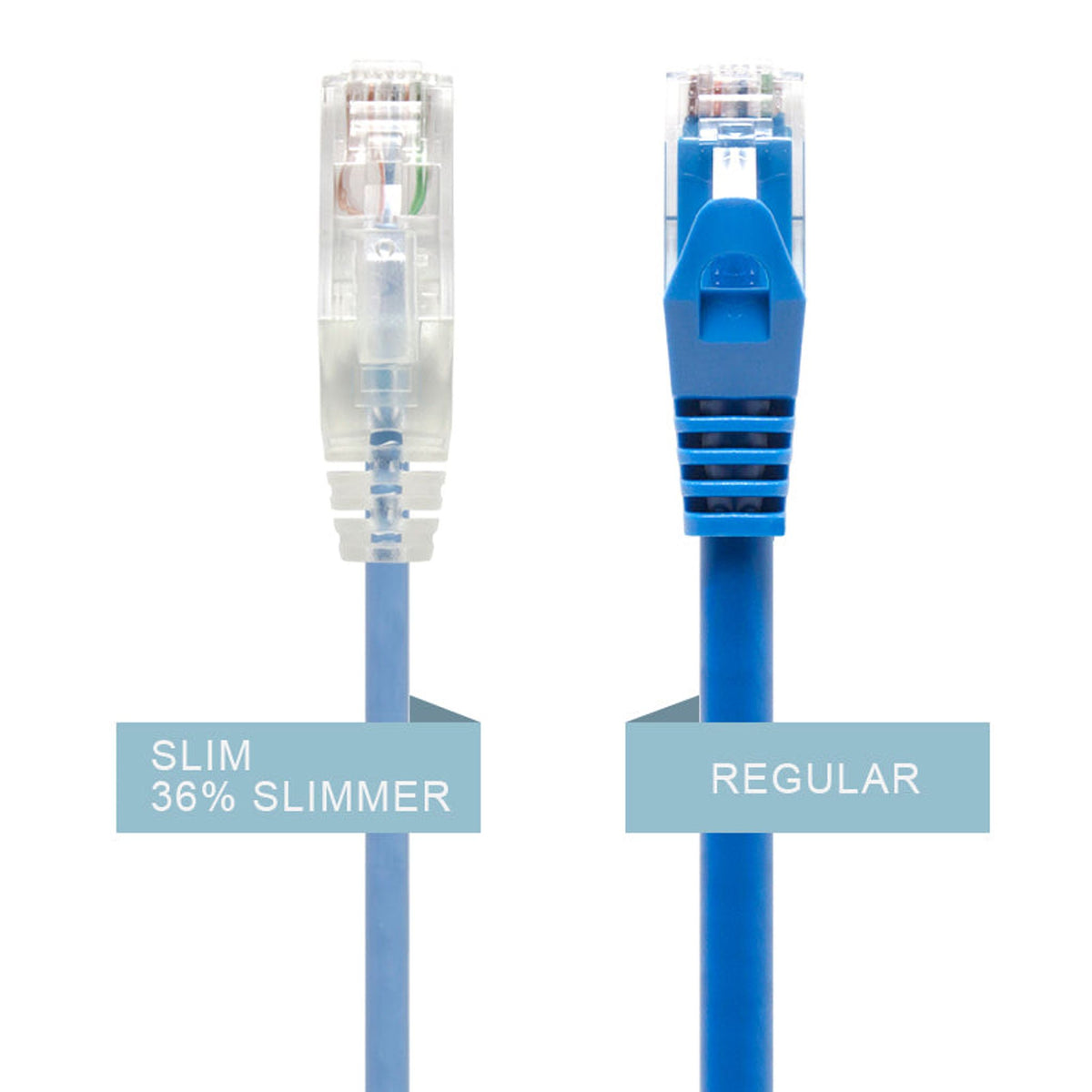 ALOGIC 1M Blue Ultra Slim CAT6 Network Cable UTP 28AWG
