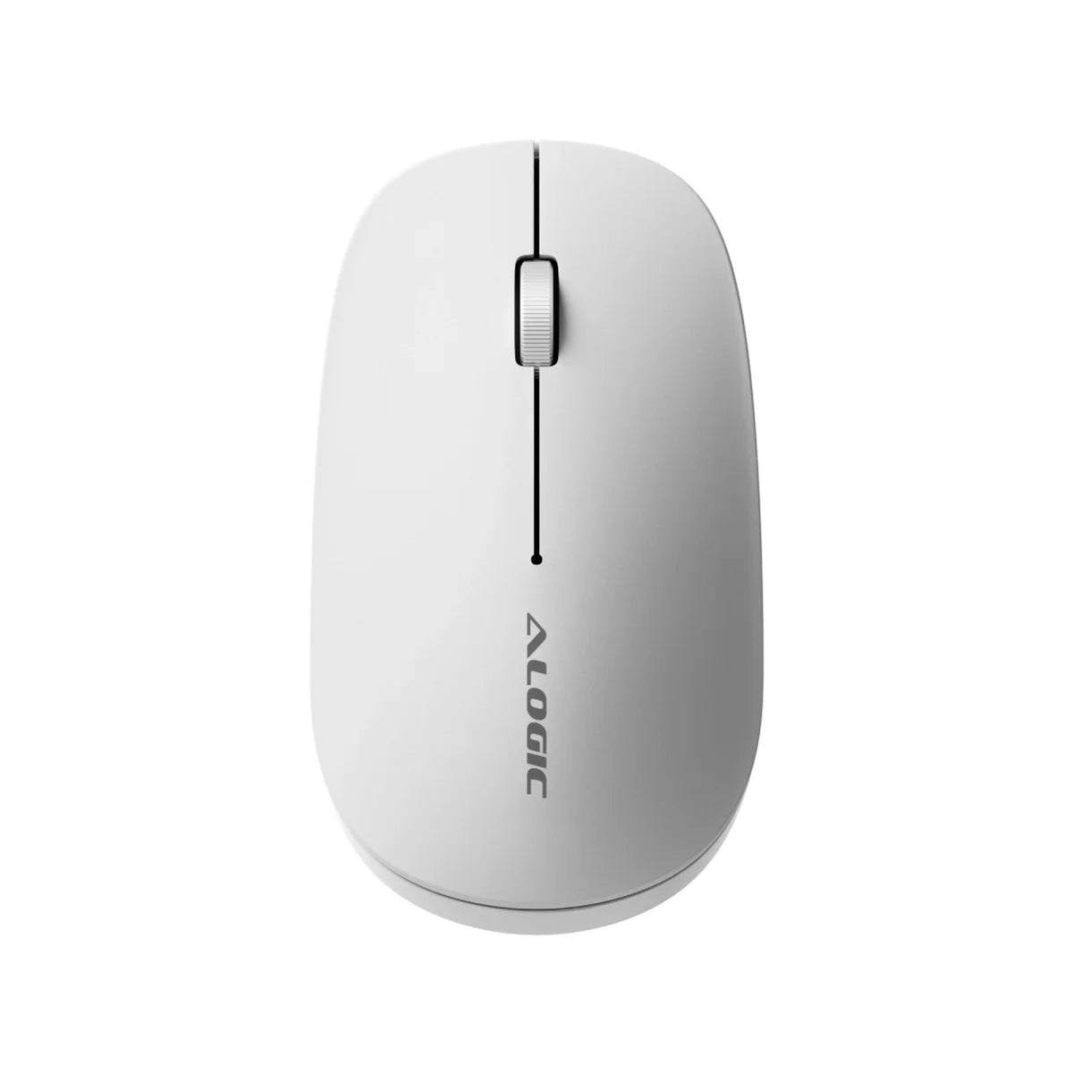 ALOGIC Bluetooth USB-C Rechargeable 4-Key Wireless Mouse White