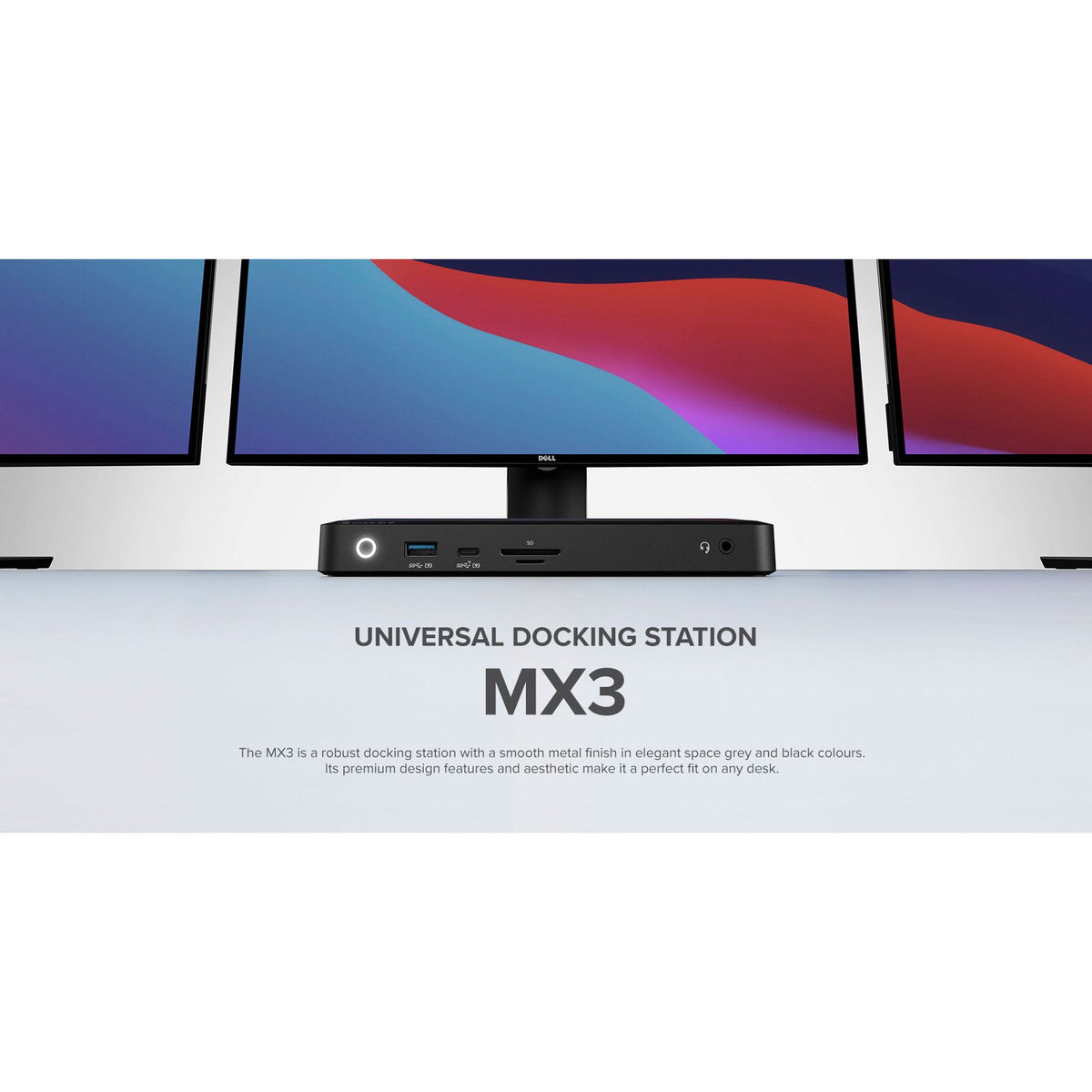 ALOGIC PRIME MX3 USB-C Triple 4K Dock 100W PD