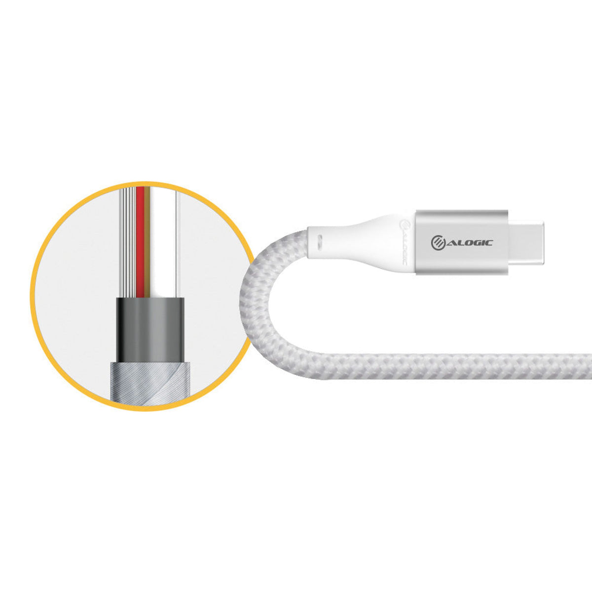 ALOGIC Super Ultra 30cm USB-C to USB-A Cable Space Grey USB 2.0 3A