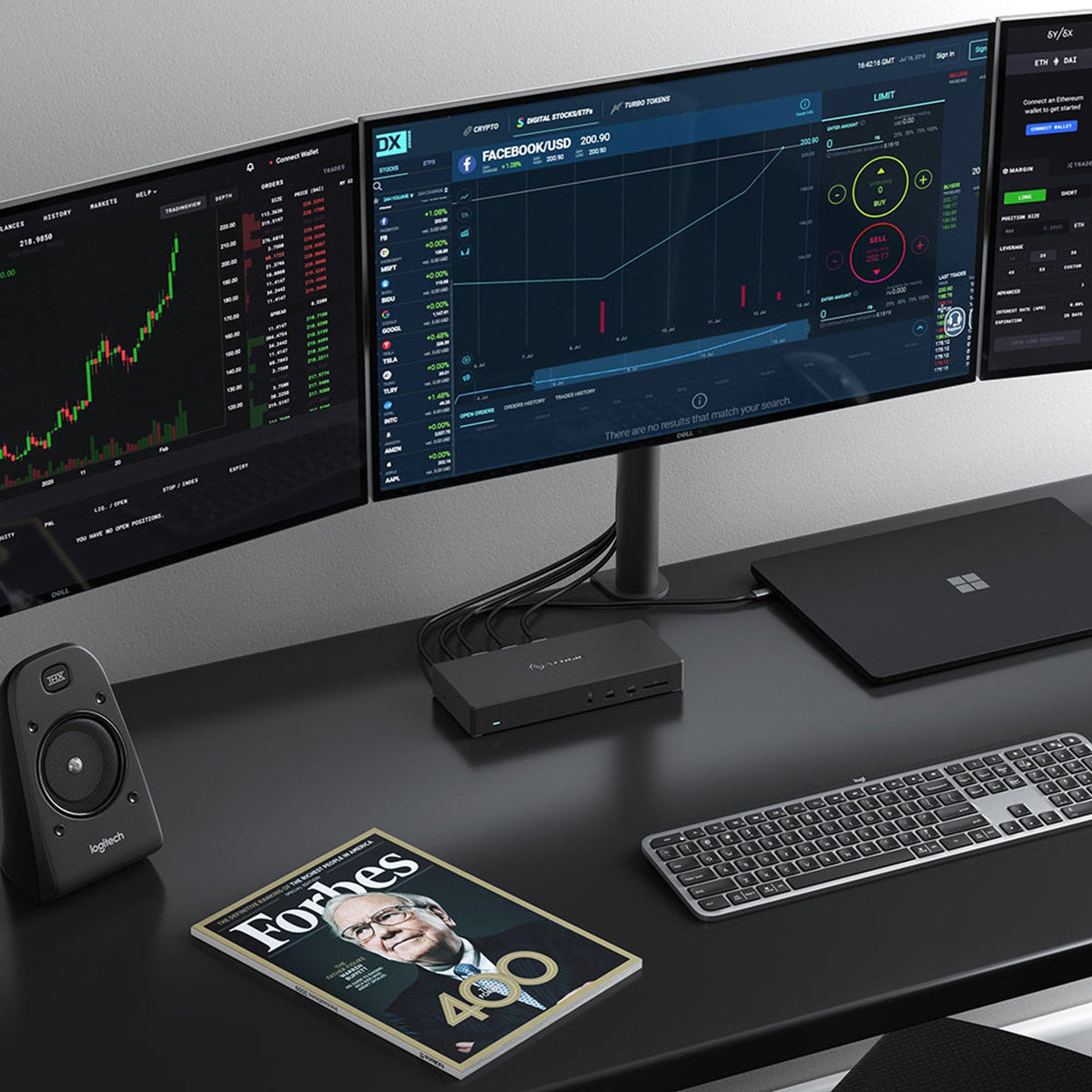 ALOGIC USB-C MA3 Triple Display DP HDMI Dock with 100W Power Delivery