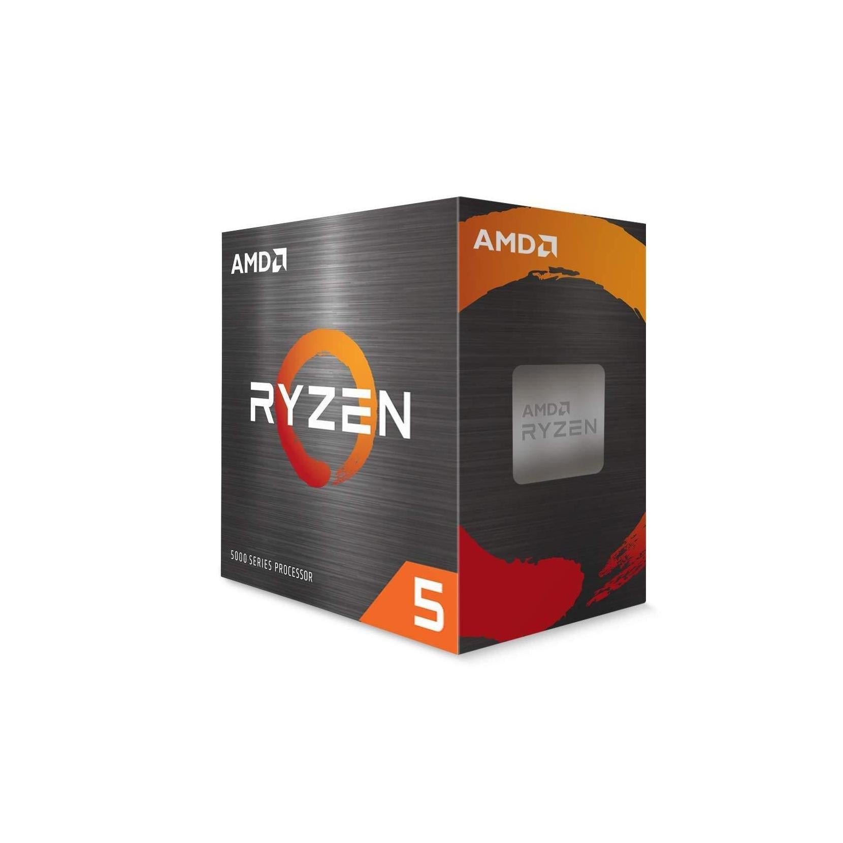 AMD Ryzen 5 5600 6-Core 4.4GHz Max Boost 35MB Cache AM4 Socket CPU With Wraith Stealth Cooler